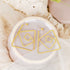 Stylish Spiral Triangle Hoop - The Earth Store - Fashion Accessories